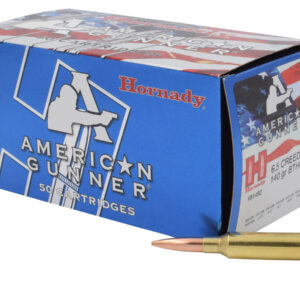 This is Hornady 6.5 Creedmoor 140 gr BTHP American Gunner 50/Box picture