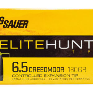 This is Sig Sauer 6.5 Creedmoor 130 gr Elite Hunter Tipped 20/Box picture