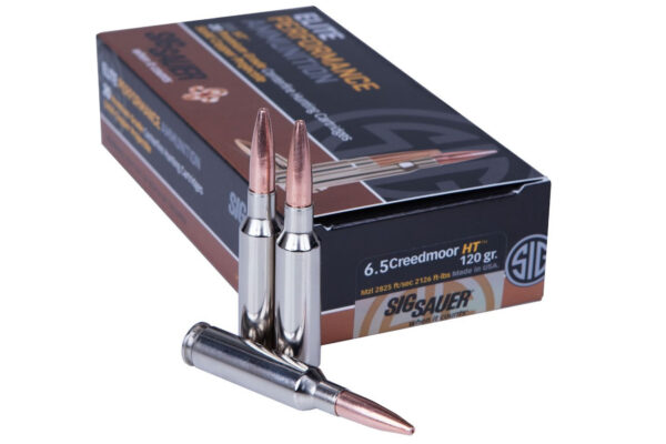 This is Sig Sauer 6.5 Creedmoor HT 120 gr Solid Copper Projectile 20/Box picture