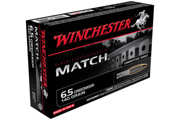 This Winchester 6.5 Creedmoor 140 gr BTHP Match 20/Box picture