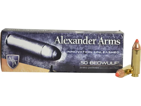 Alexander Ammunition 50 Beowulf ammo picture