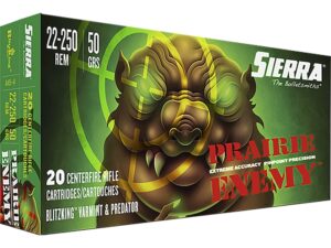 Sierra Prairie Enemy 22-250 ammo picture