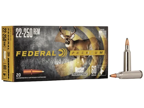 Federal Premium Ammunition 22-250 ammo picture