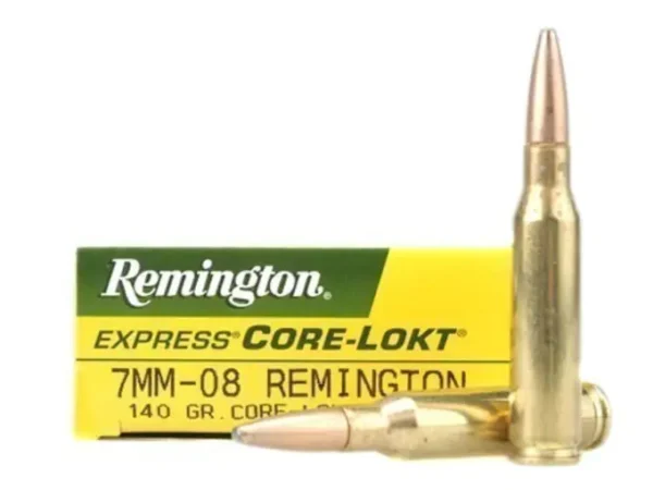 Remington 7mm-08 ammo Remington 140 Grain Pointed Soft Point Box of 20 picture