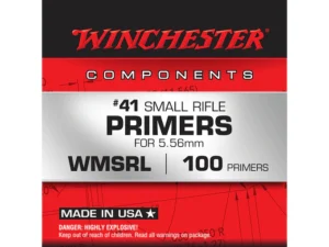 This is Winchester Small Rifle 5.56mm NATO-Spec Military Primers #41 Box of 1000 (10 Trays of 100) picture